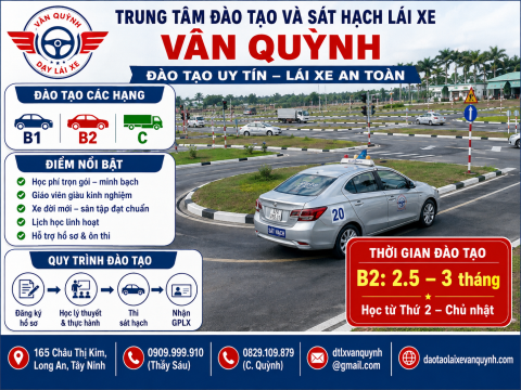 ĐÀO TẠO LÁI XE Ô TÔ HẠNG B2